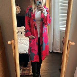 Women’s floral top coat